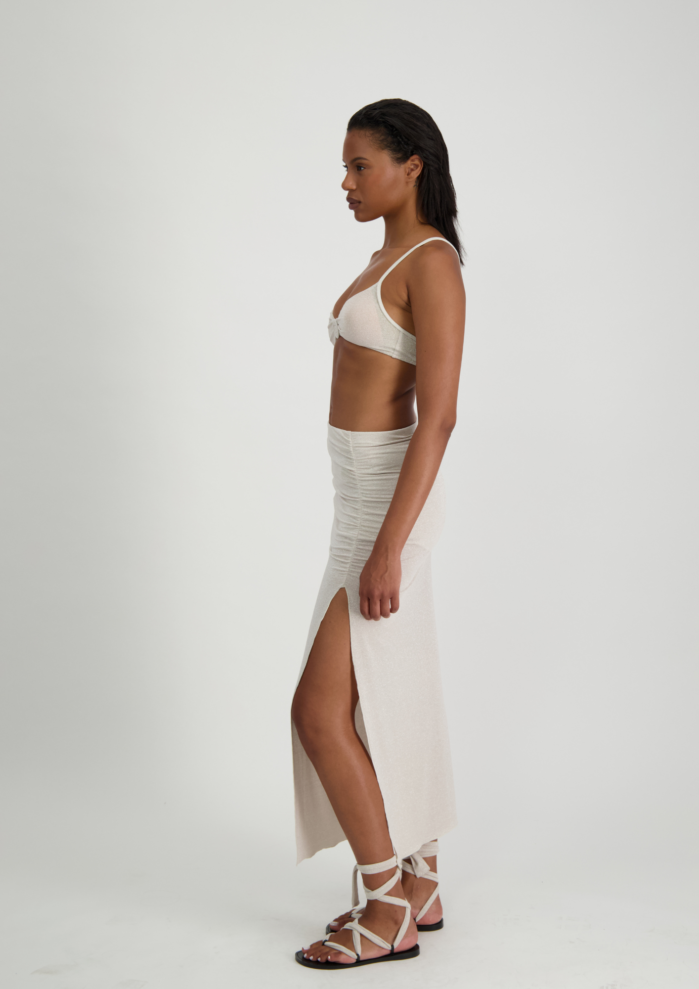 SKIRT FRUNCE SHINE