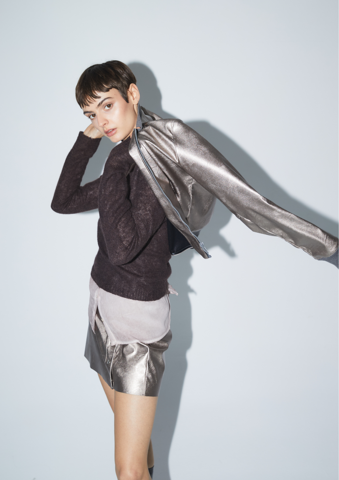 SKIRT POLIPIEL BRILLO