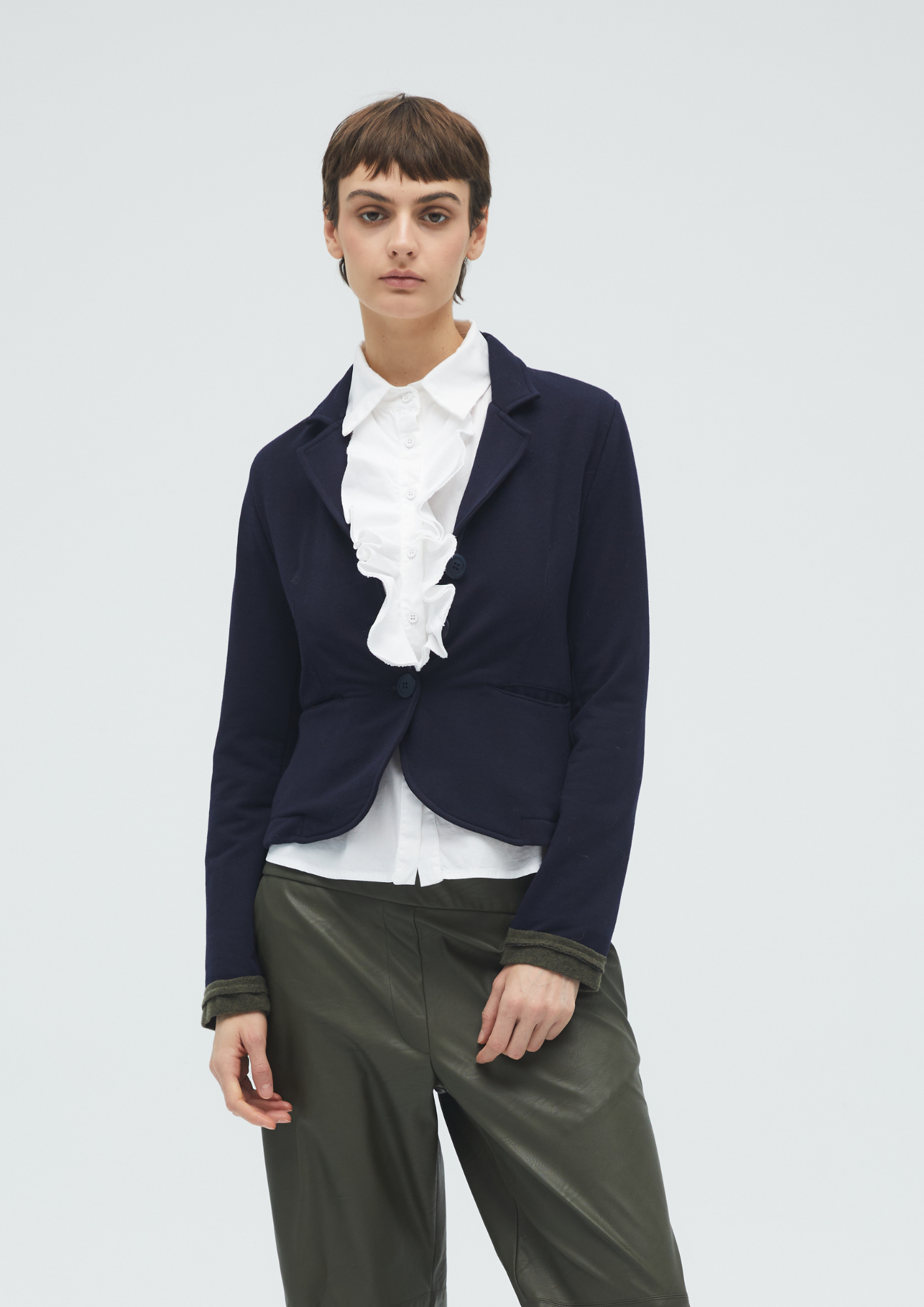 BLAZER FELPA BICOLOR