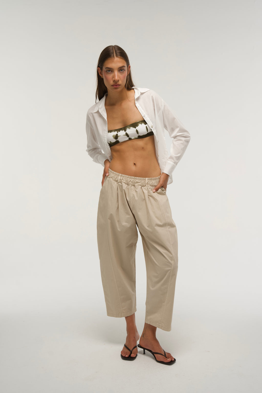 POPLIN PANTS