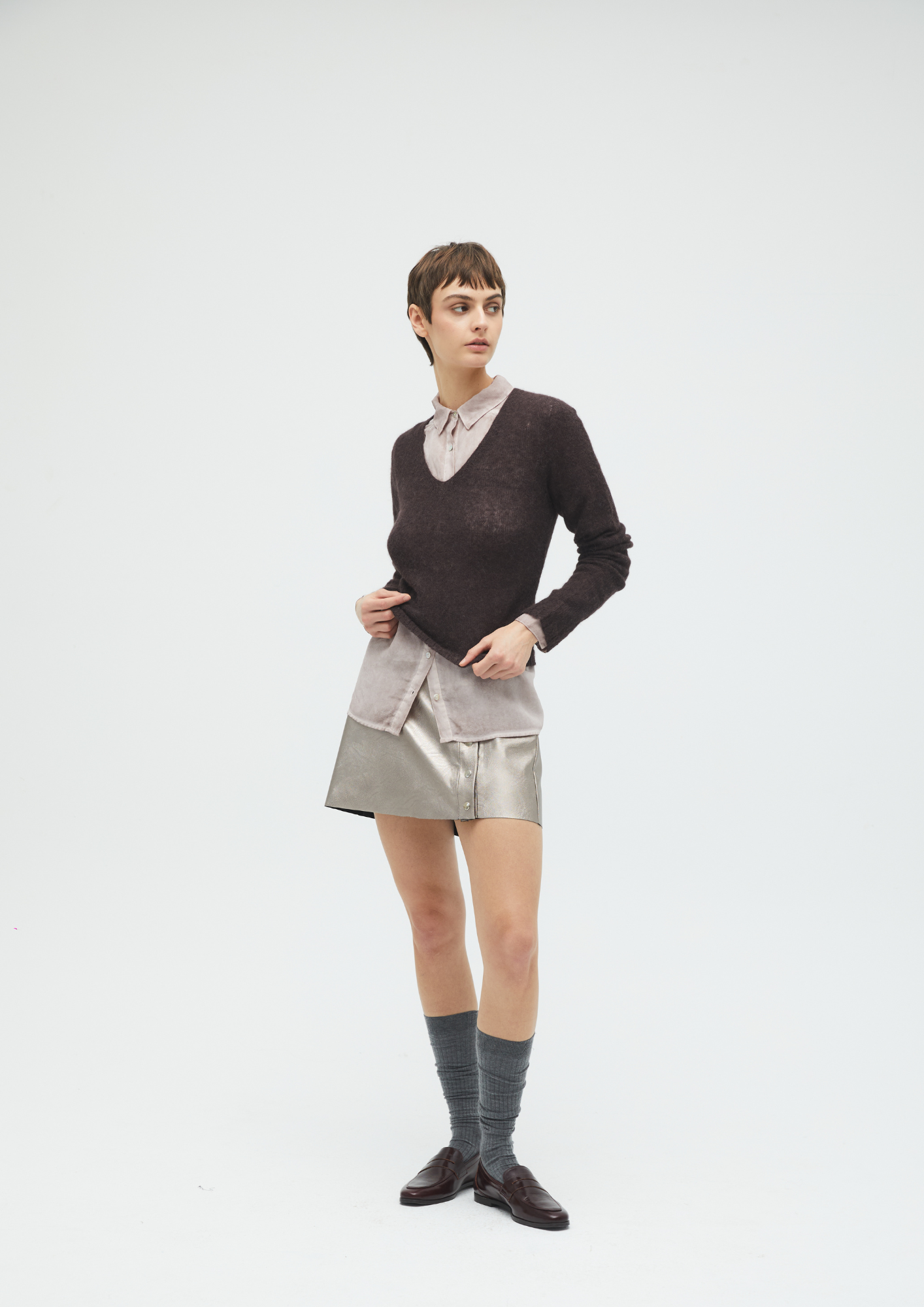 SKIRT POLIPIEL BRILLO