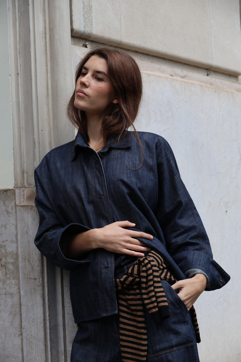 OVER SHIRT DENIM