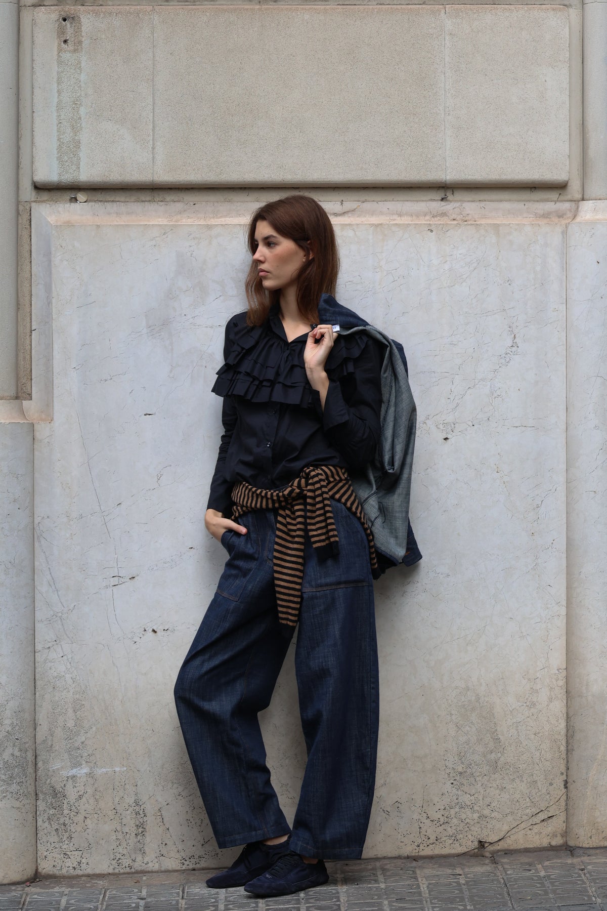 BALLOON PANTS DENIM