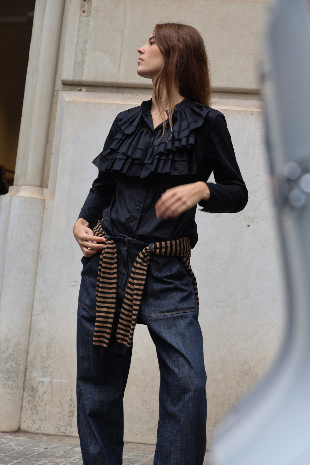 BALLOON PANTS DENIM